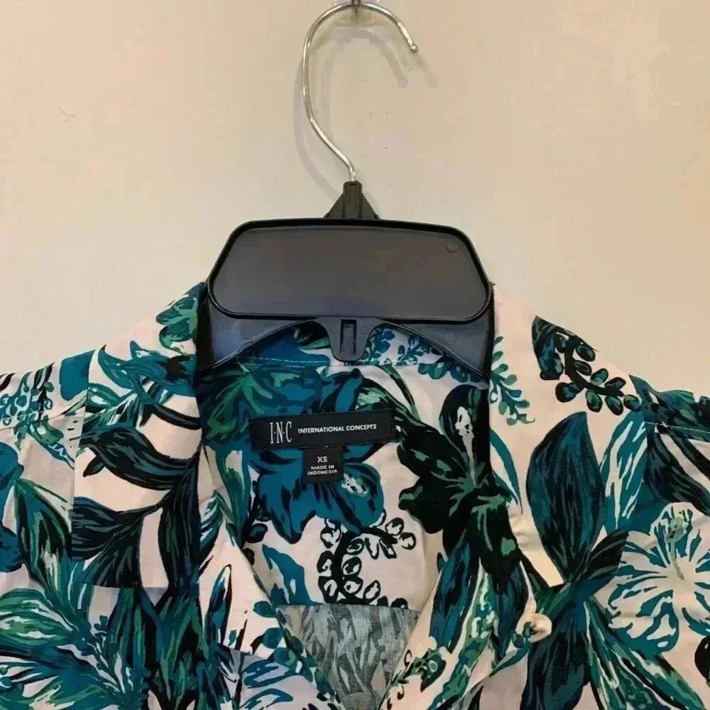 Mens International Concepts Island Breeze Button Down XS NWT -B5 - Picture 3 of 5